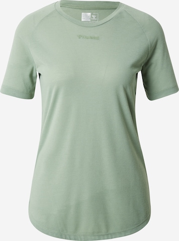 Hummel Performance Shirt 'Vanja' in Green: front