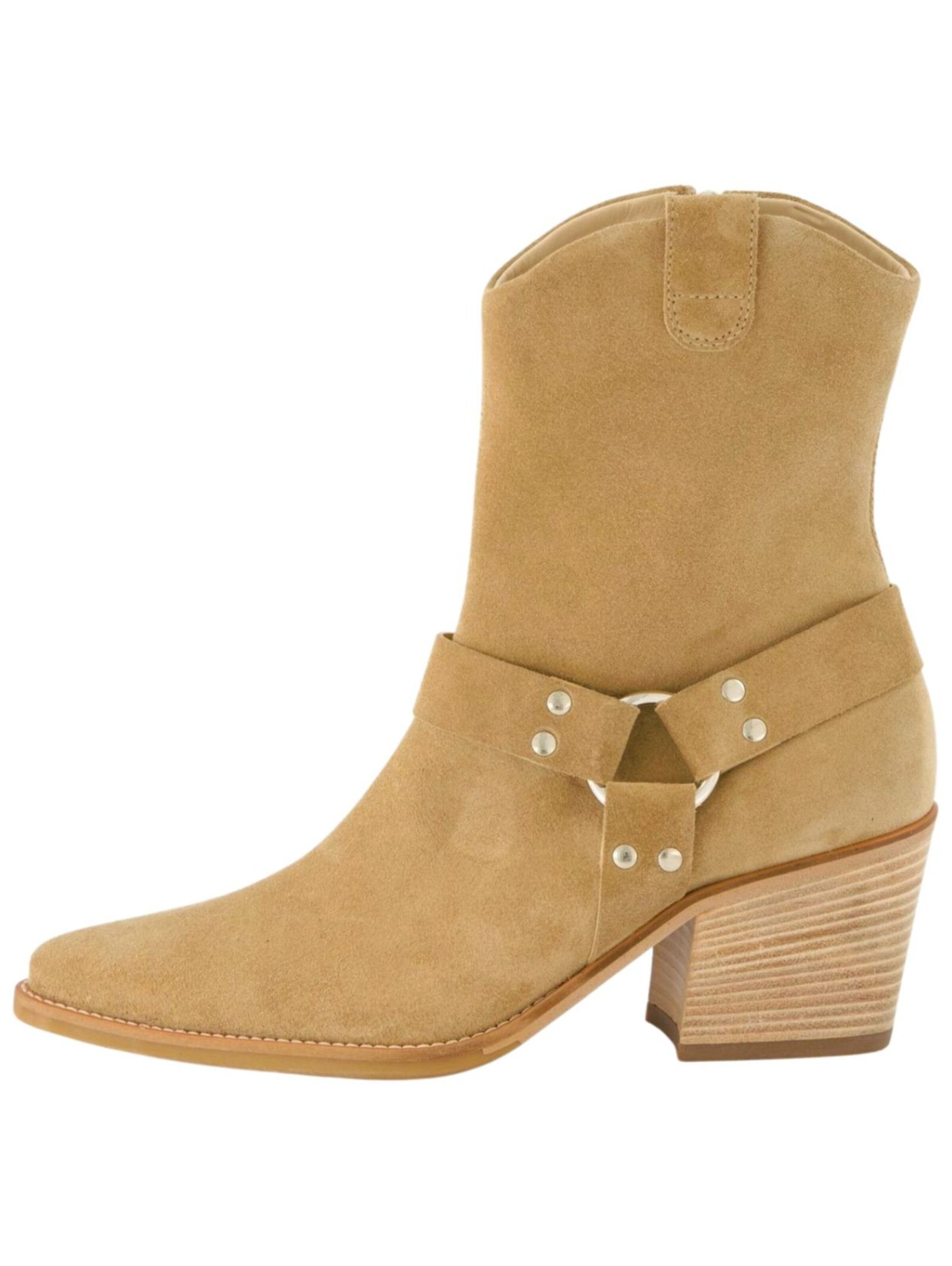 Bottes de cowboy Paul Green en beige