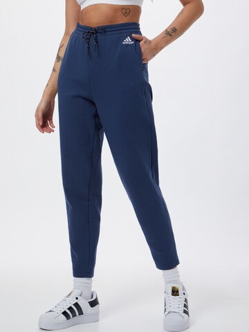 Regular Pantalon de sport ADIDAS SPORTSWEAR en bleu : devant