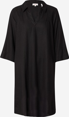 s.Oliver Shirt Dress in Black: front