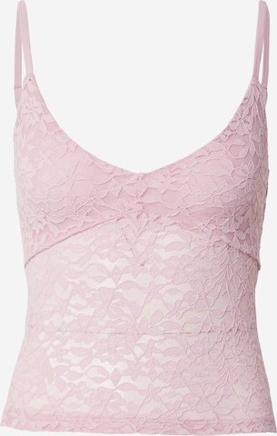 Haut HOLLISTER en rose : devant