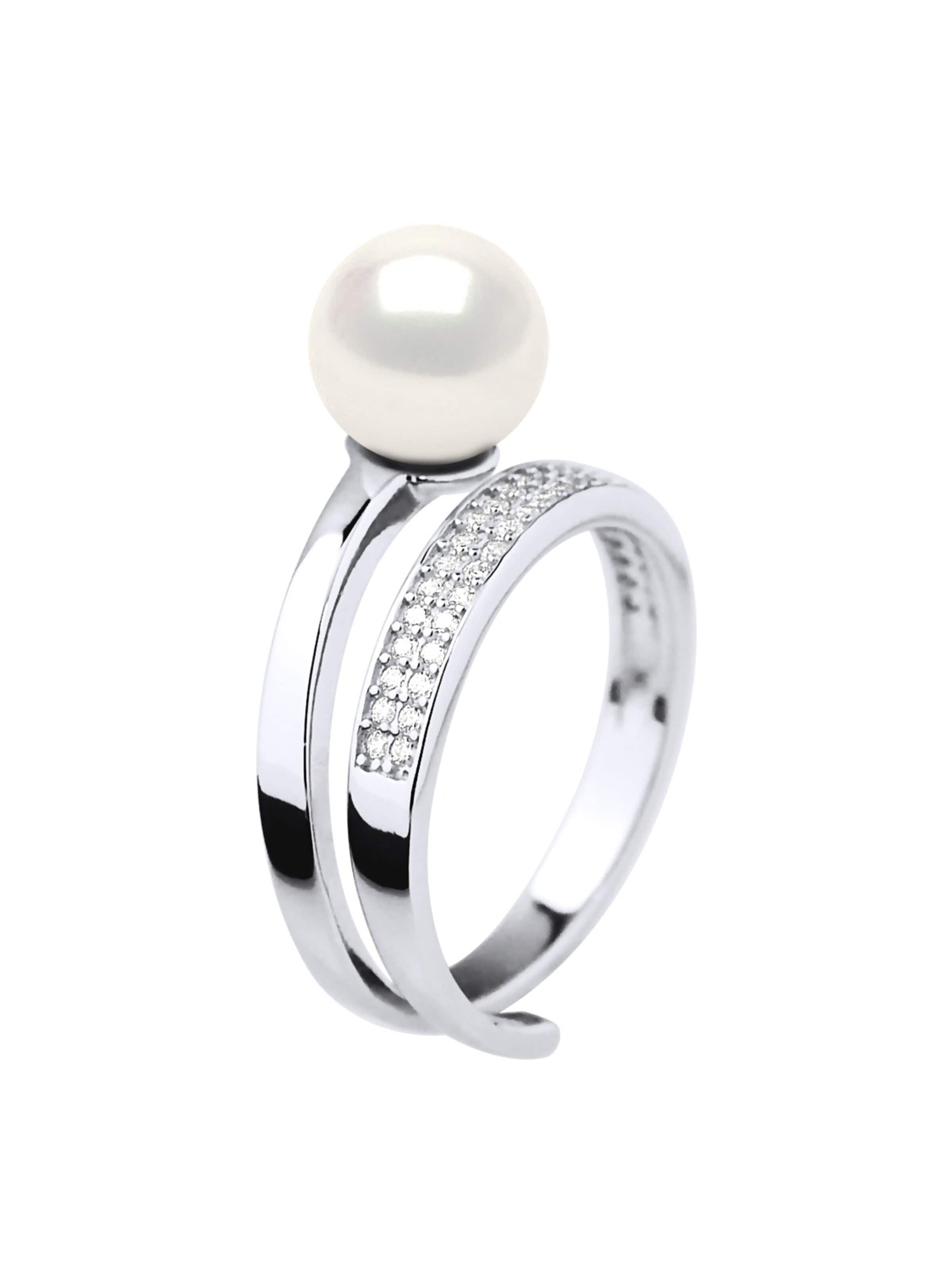 Anello 'PORTOFINO' di Ateliers Saint Germain in bianco: frontale