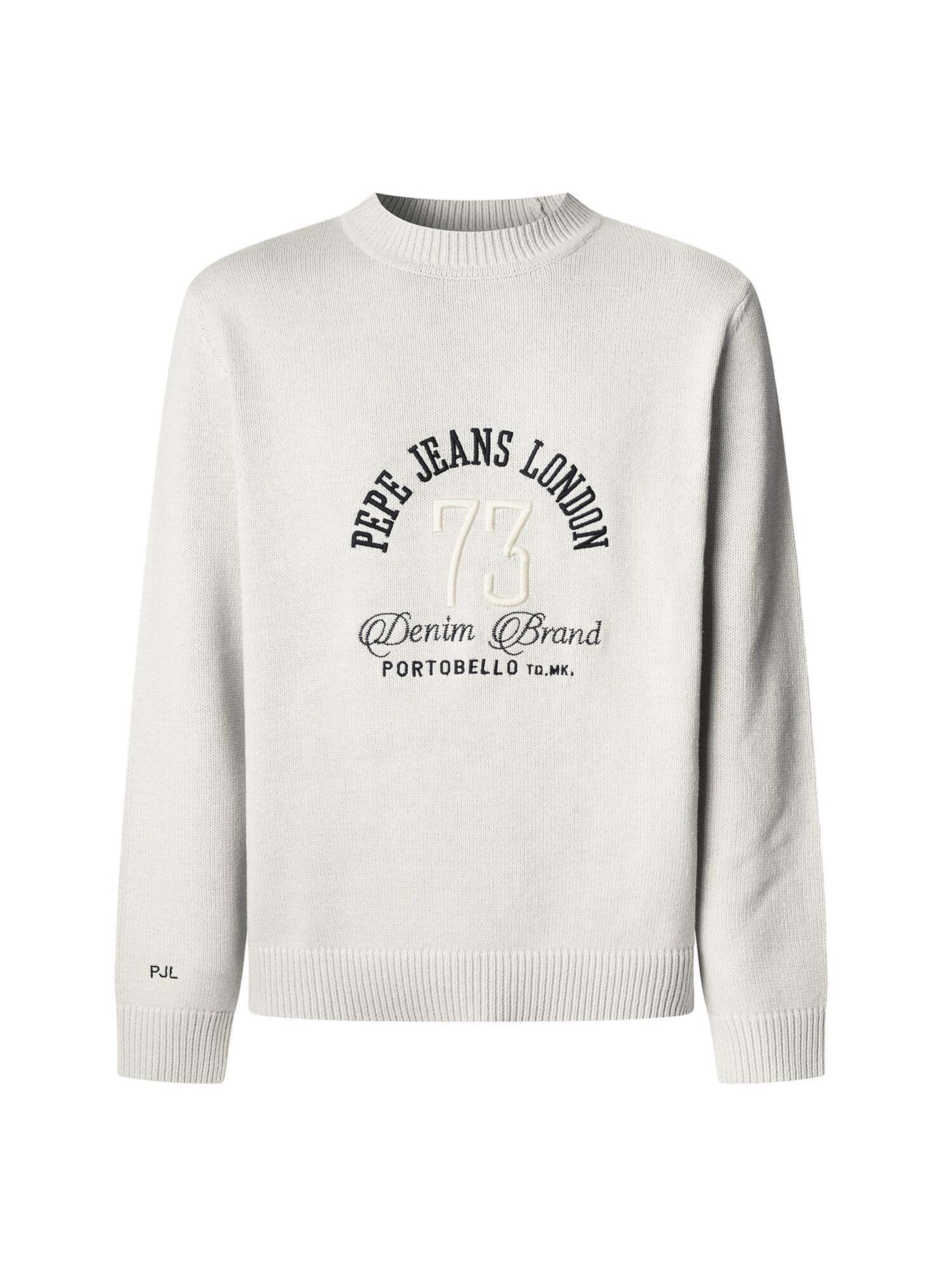 Pepe Jeans Pullover 'Lionel' in Grau: Vorderseite