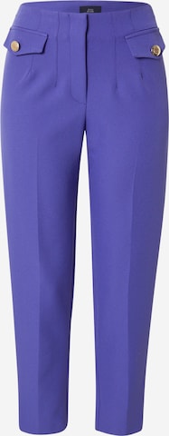 Regular Pantalon à plis River Island en violet : devant