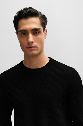 BOSS Sweater 'Palwino' in Black