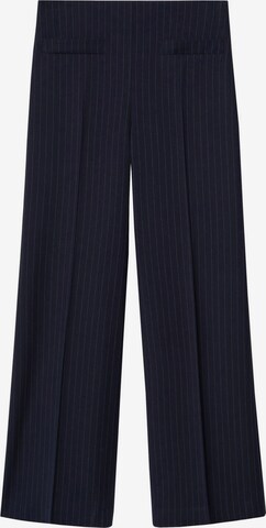 Wide leg Pantaloni con piega frontale 'Flor' di MANGO in blu: frontale