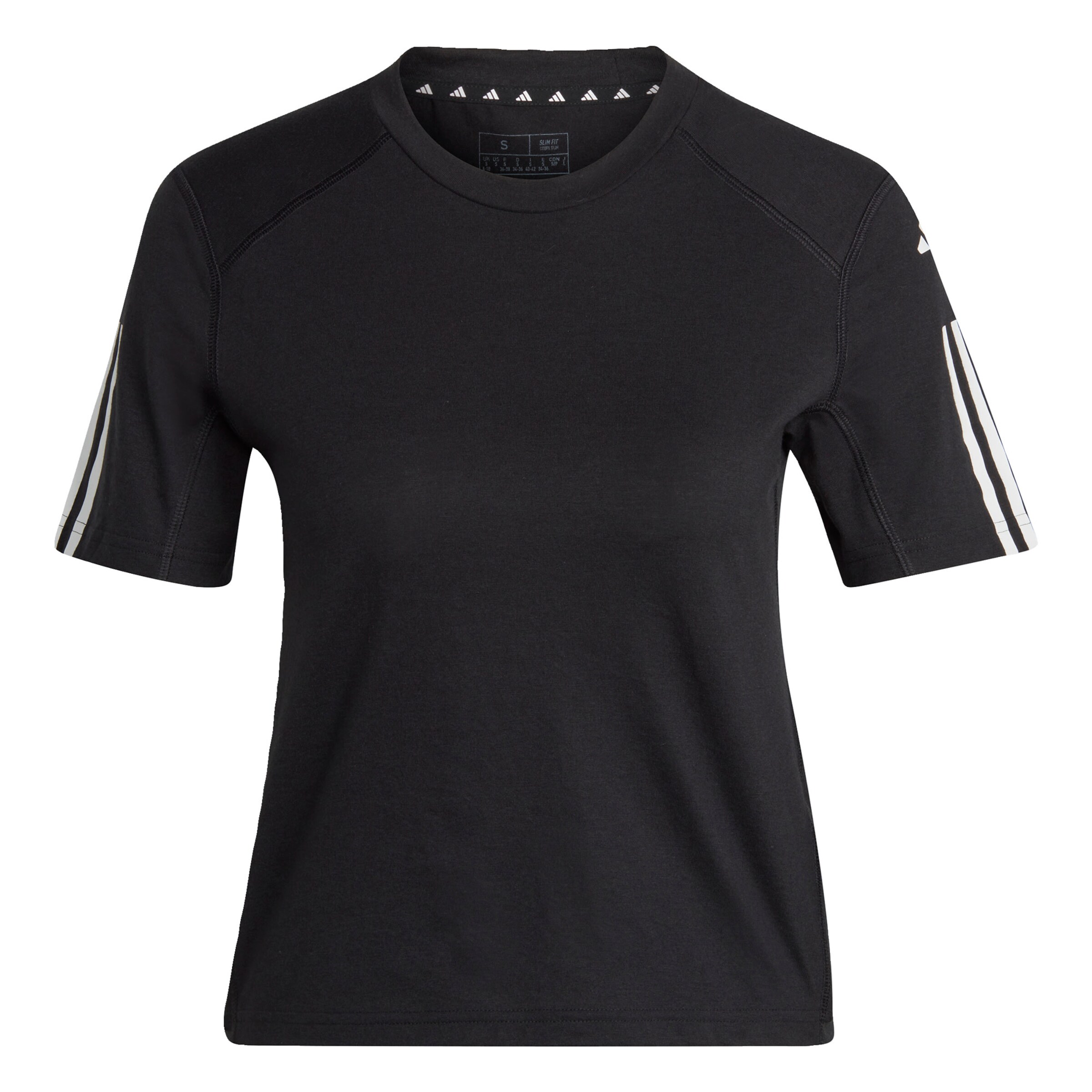 Tricou funcțional 'Train Essentials' de la ADIDAS PERFORMANCE pe negru: față
