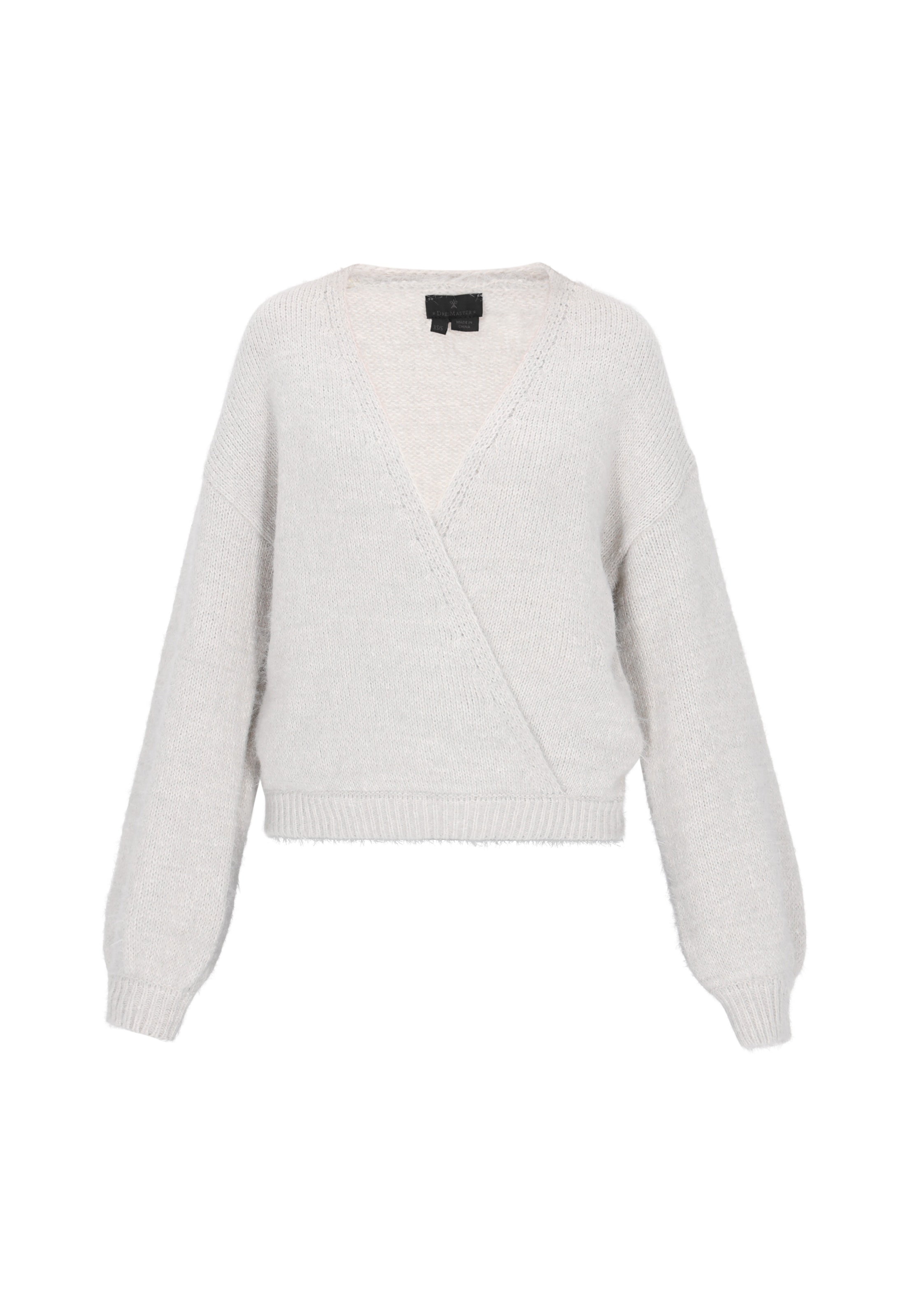 DreiMaster Klassik Oversize pulóver - szürke: elől