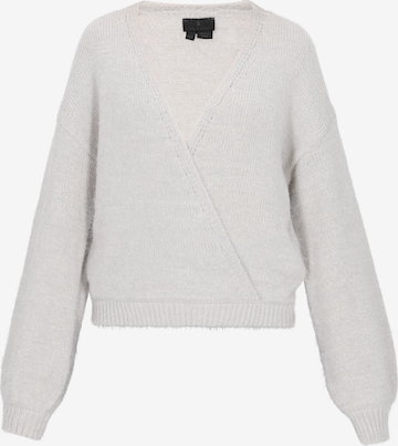 DreiMaster Klassik Oversized neulepaita värissä harmaa: etupuoli