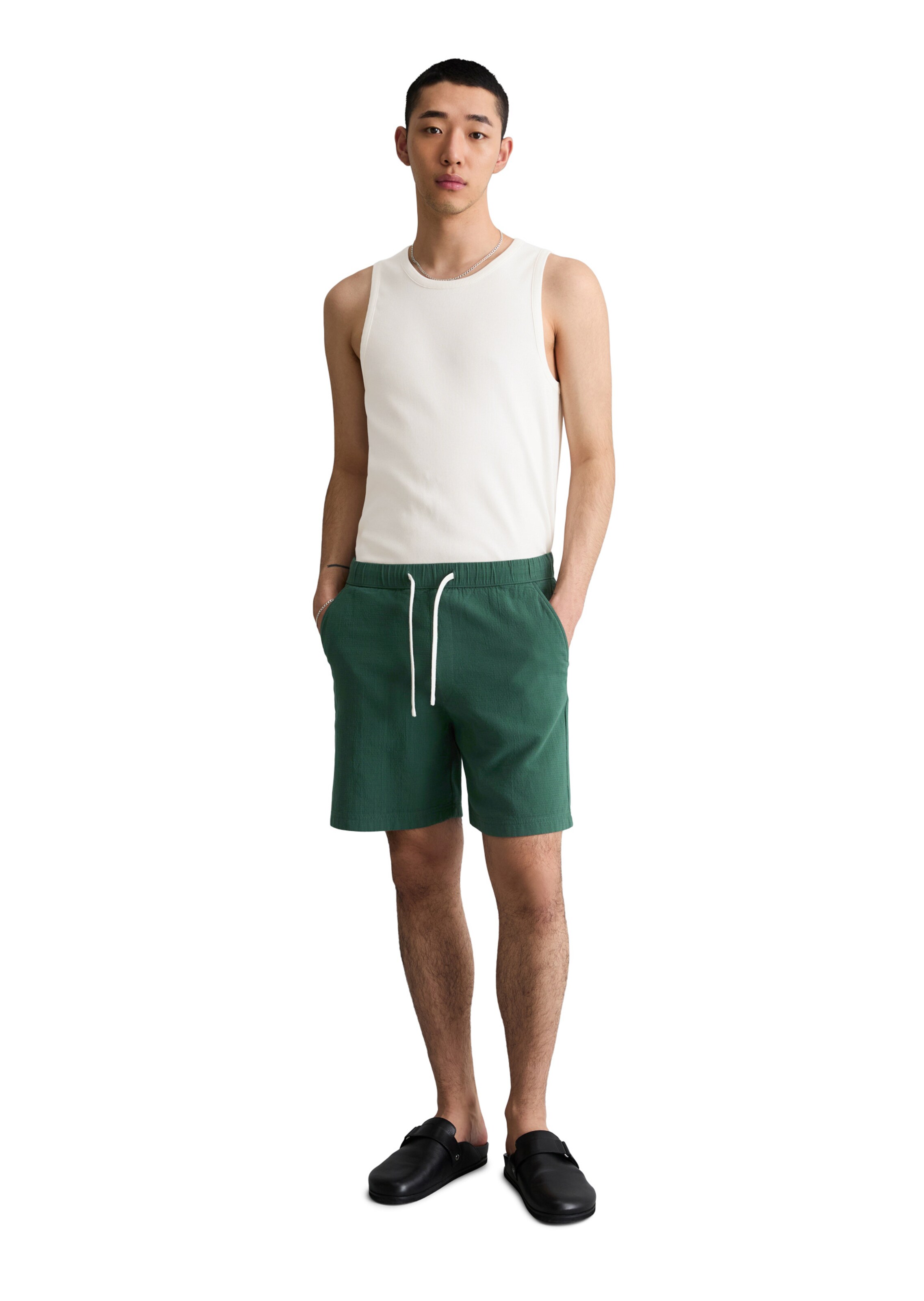 Marc O'Polo DENIM Regular Trousers in Green