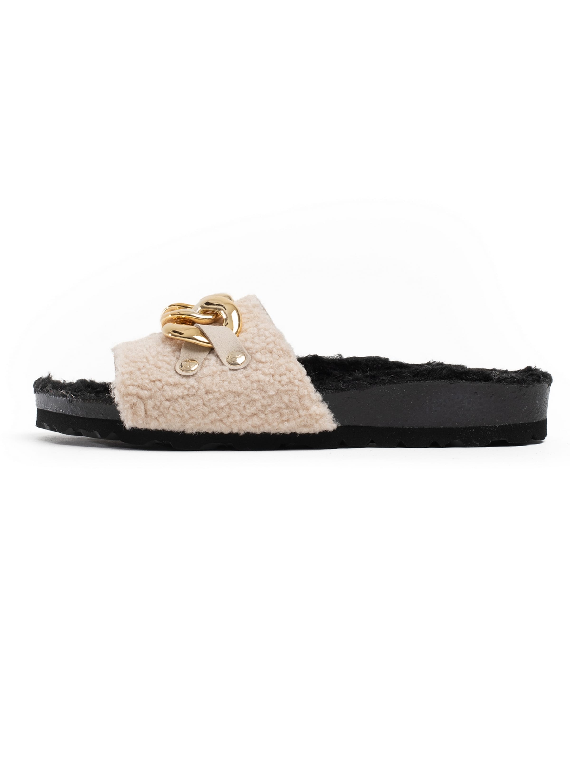 Bayton Hausschuh 'Dolomites' in Beige: Vorderseite