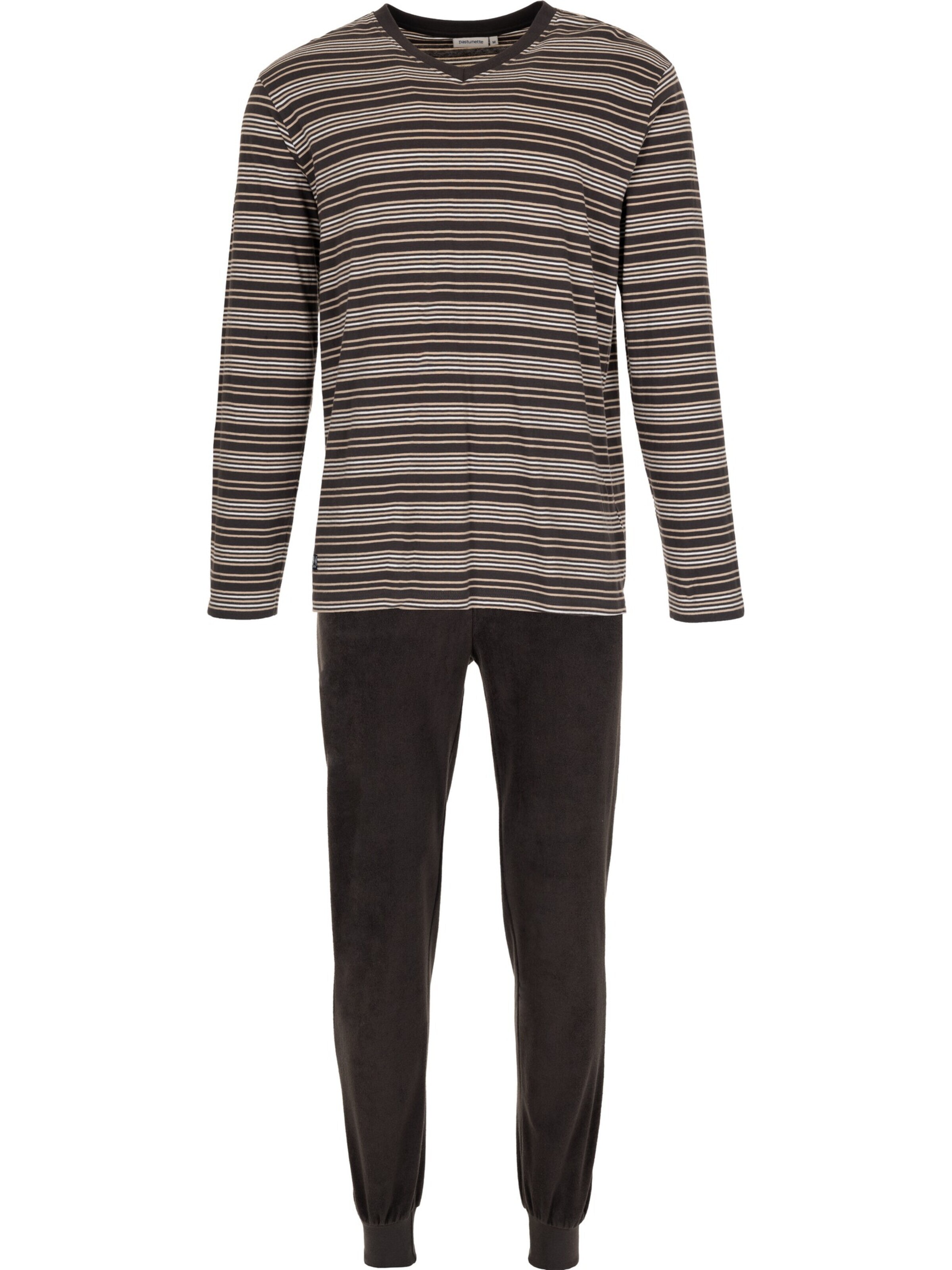 Pastunette Pyjama lang 'Urban Essence' in Beige