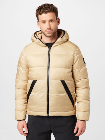 Calvin Klein Jeans Jacke in Beige: predná strana