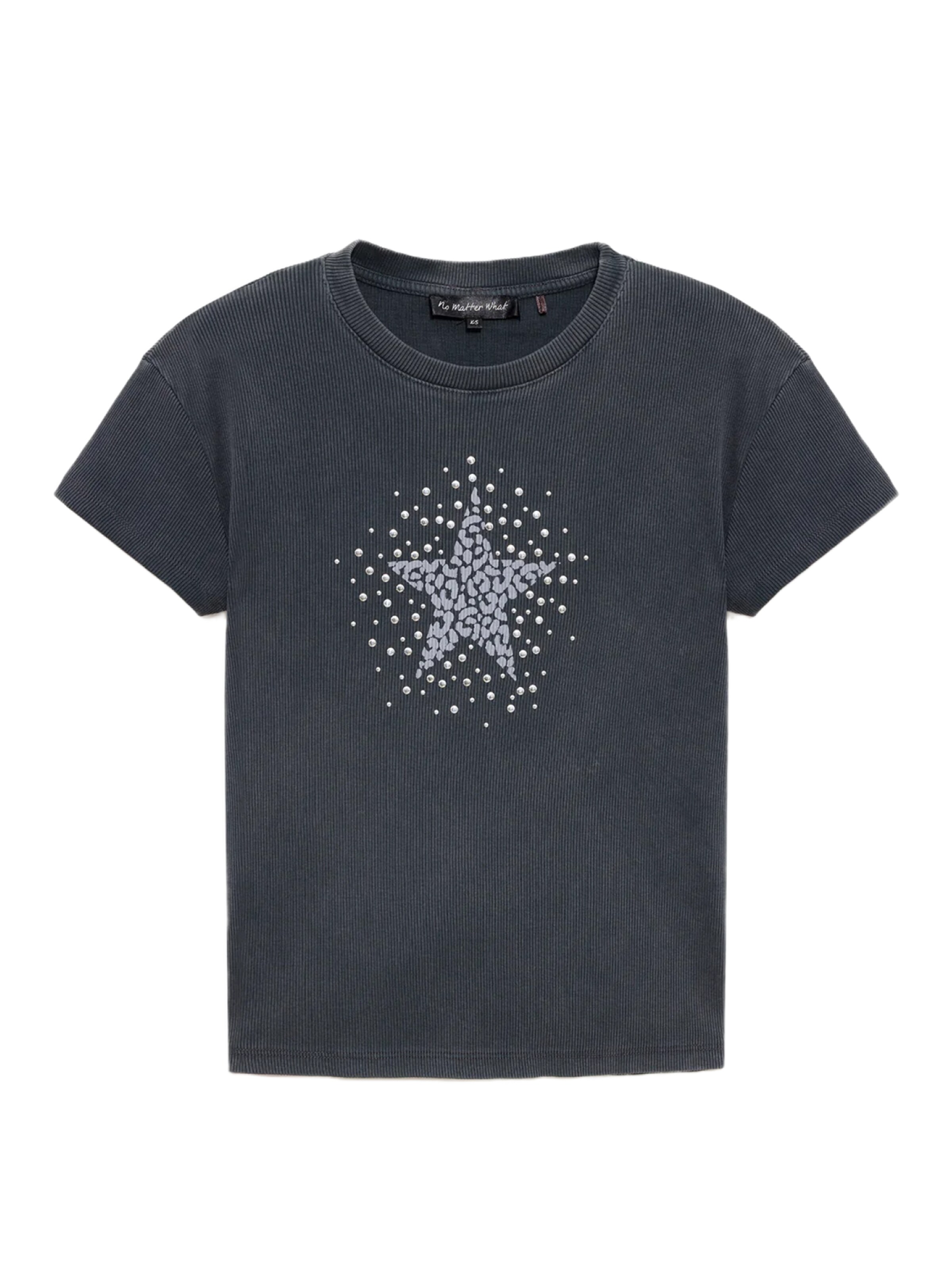 No Matter What Shirt in Grijs: voorkant