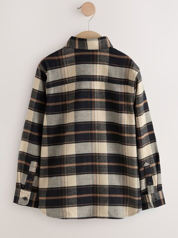 Next Regular fit Button up shirt in Brown