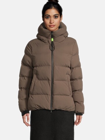 No. 1 Como Winter Jacket 'Linda' in Grey: front