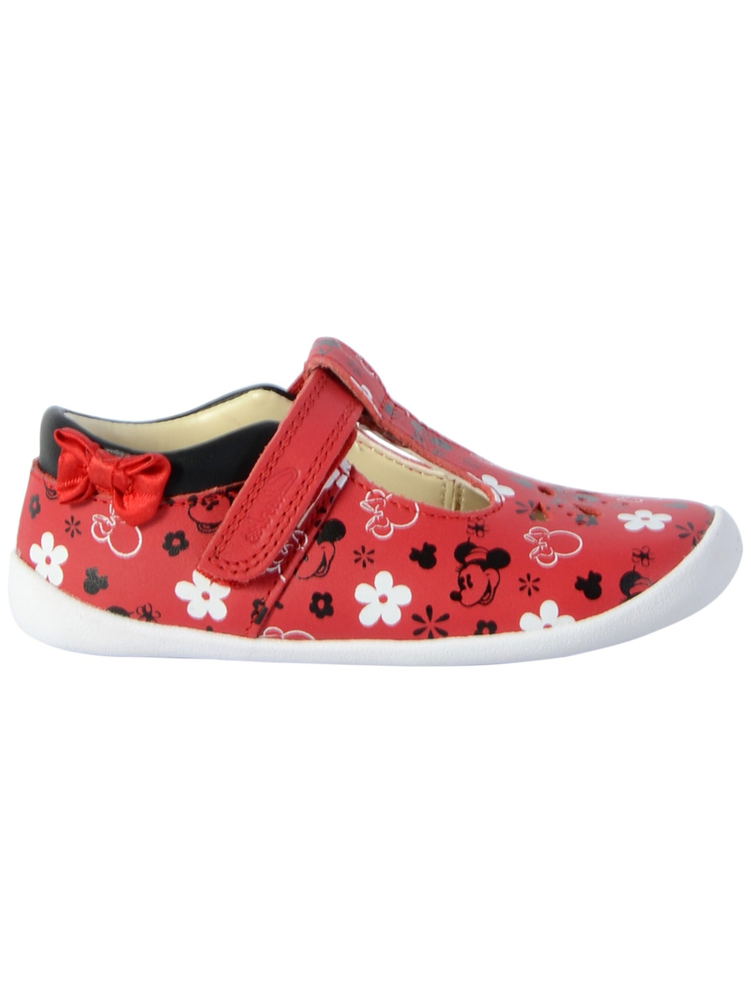 CLARKS Baleriny w kolorze czerwony