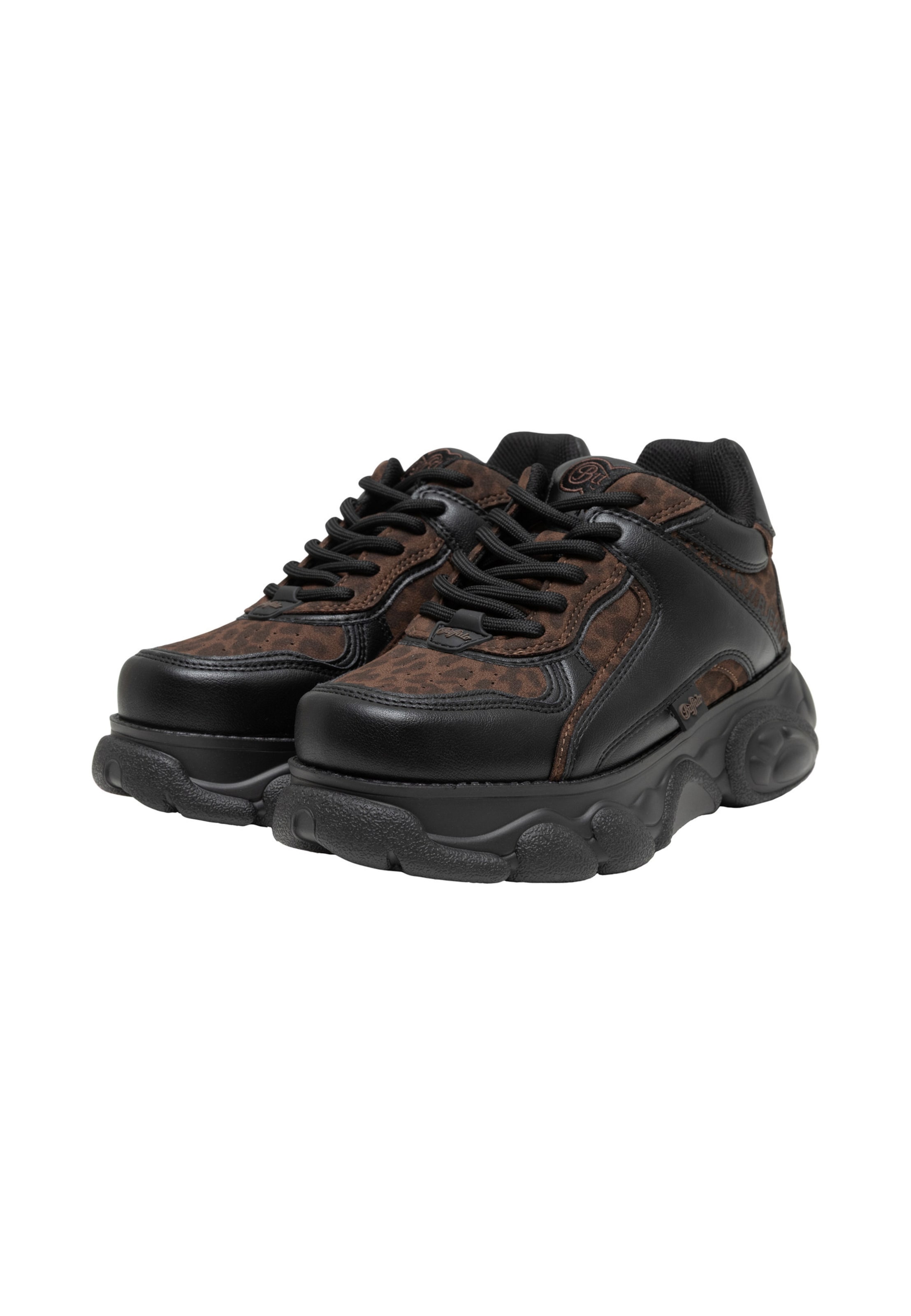 BUFFALO Sneakers laag 'Echo' in Zwart