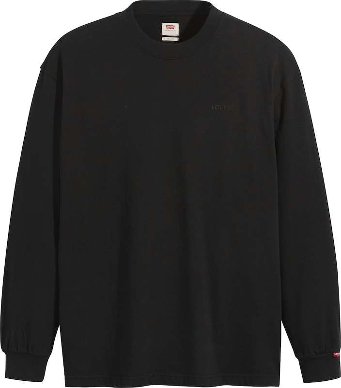 LEVI'S Shirt 'LS RED TAB TEE BLACKS' in Schwarz LEVI'S Shirt 'LS RED TAB TEE BLACKS' in Schwarz