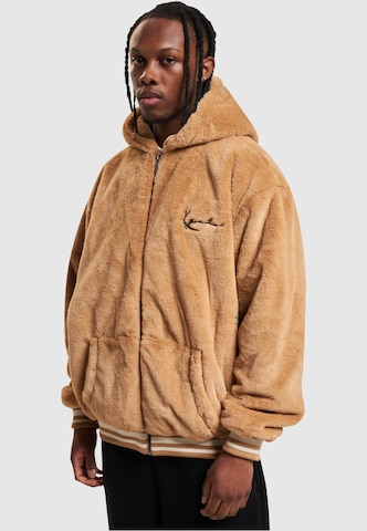 Veste mi-saison Karl Kani en beige : devant