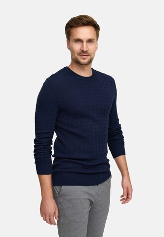 Pull-over 'Camden' JEFF en bleu : devant