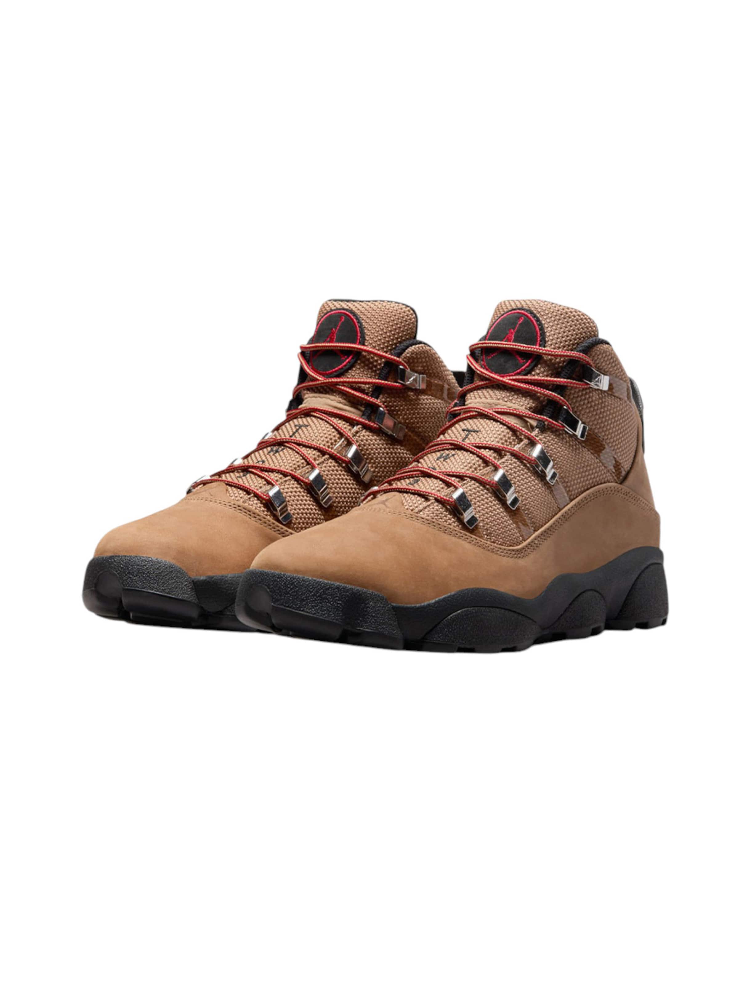 Jordan Lace-Up Boots in Brown