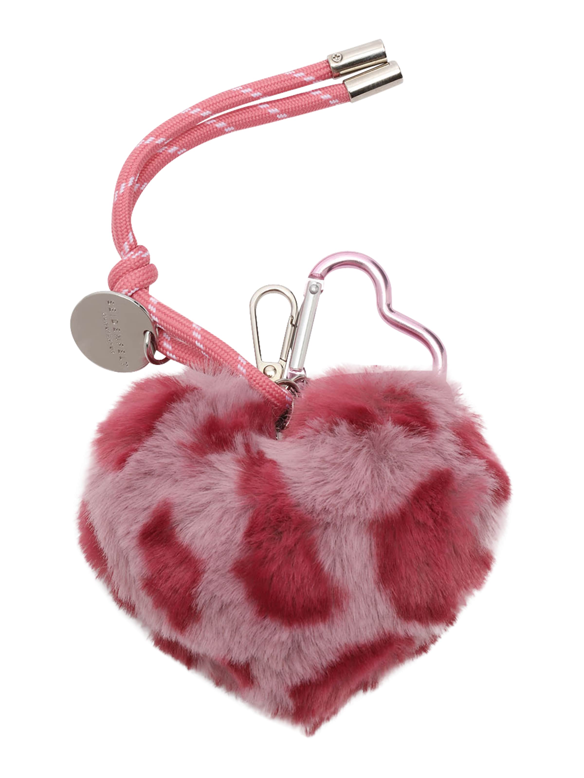 Seidenfelt Key ring in Pink: front