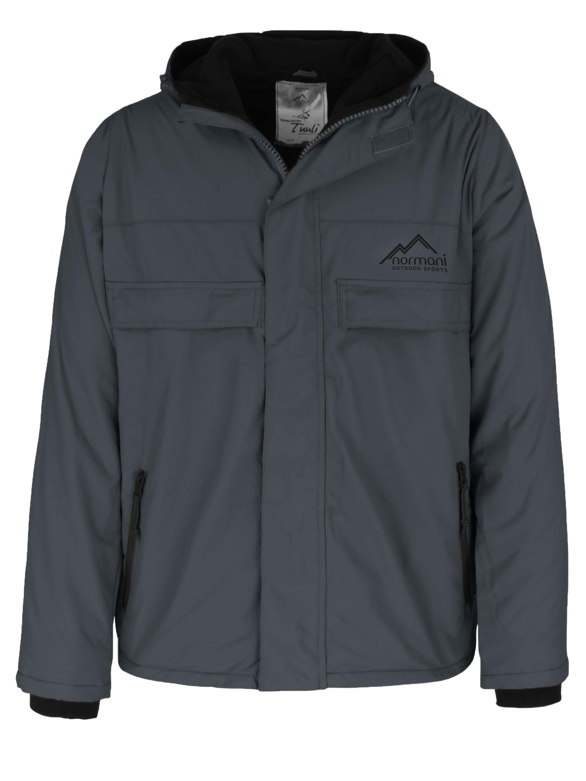 Veste outdoor 'Tuuli' normani en gris : devant