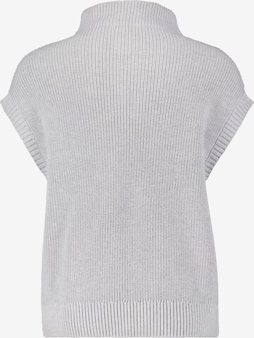 Betty & Co Strickpullover ohne Arm in Grau