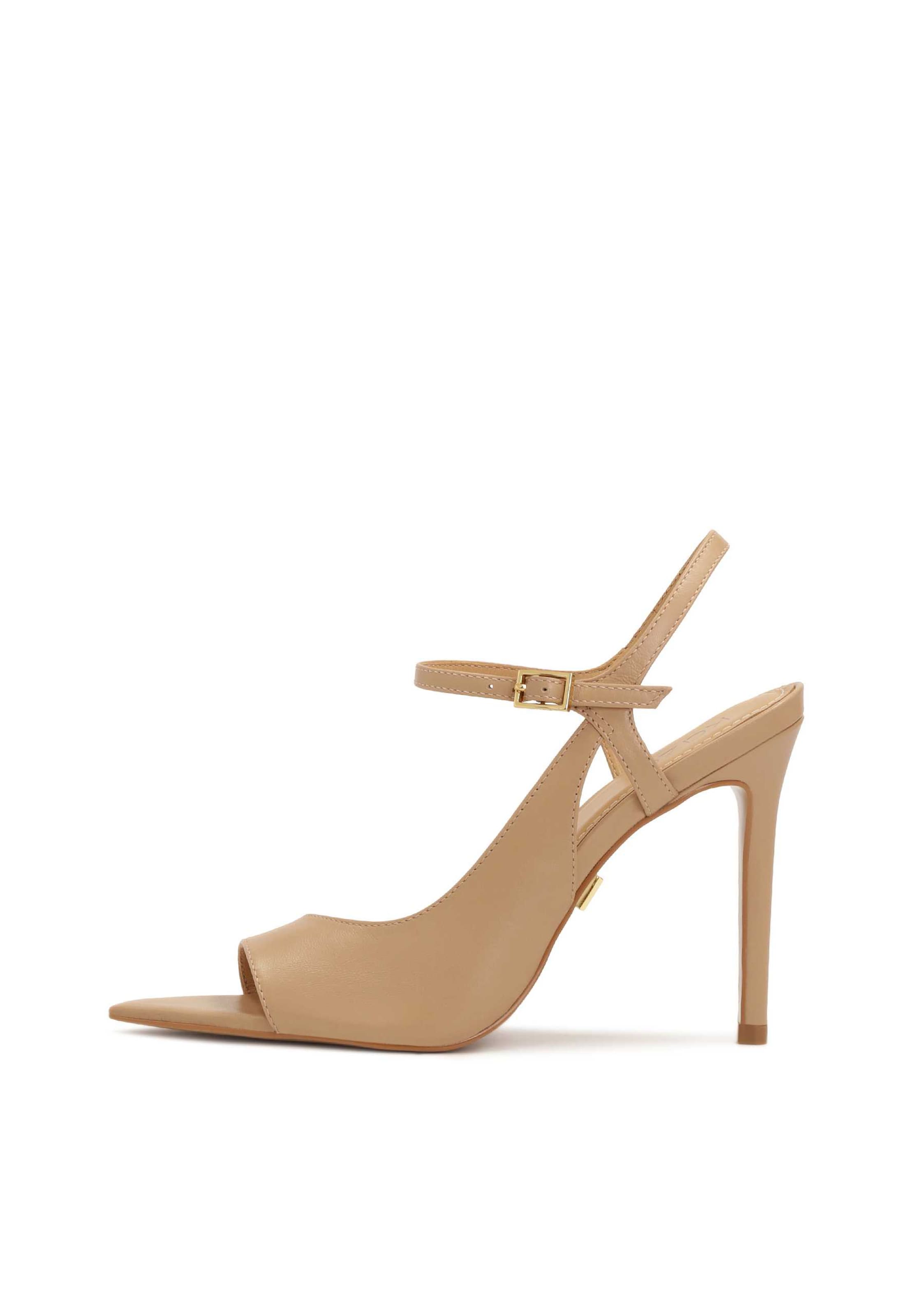 Kazar Strap sandal in Beige: front