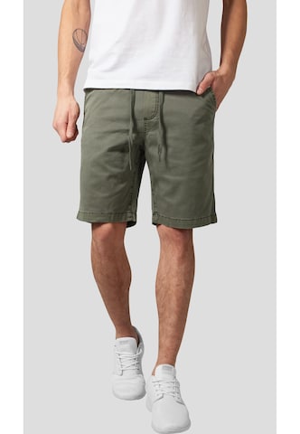Urban Classics Regular Pants in Green