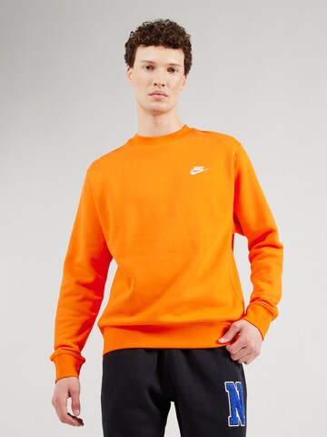 Nike Sportswear Regular Fit Sweatshirt 'CLUB FLEECE' i orange: forside