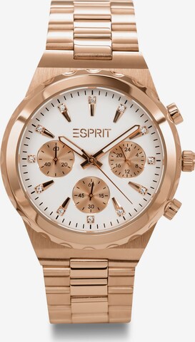 ESPRIT Analoog horloge in Goud: voorkant