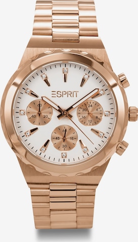 ESPRIT Analoog horloge in Goud: voorkant