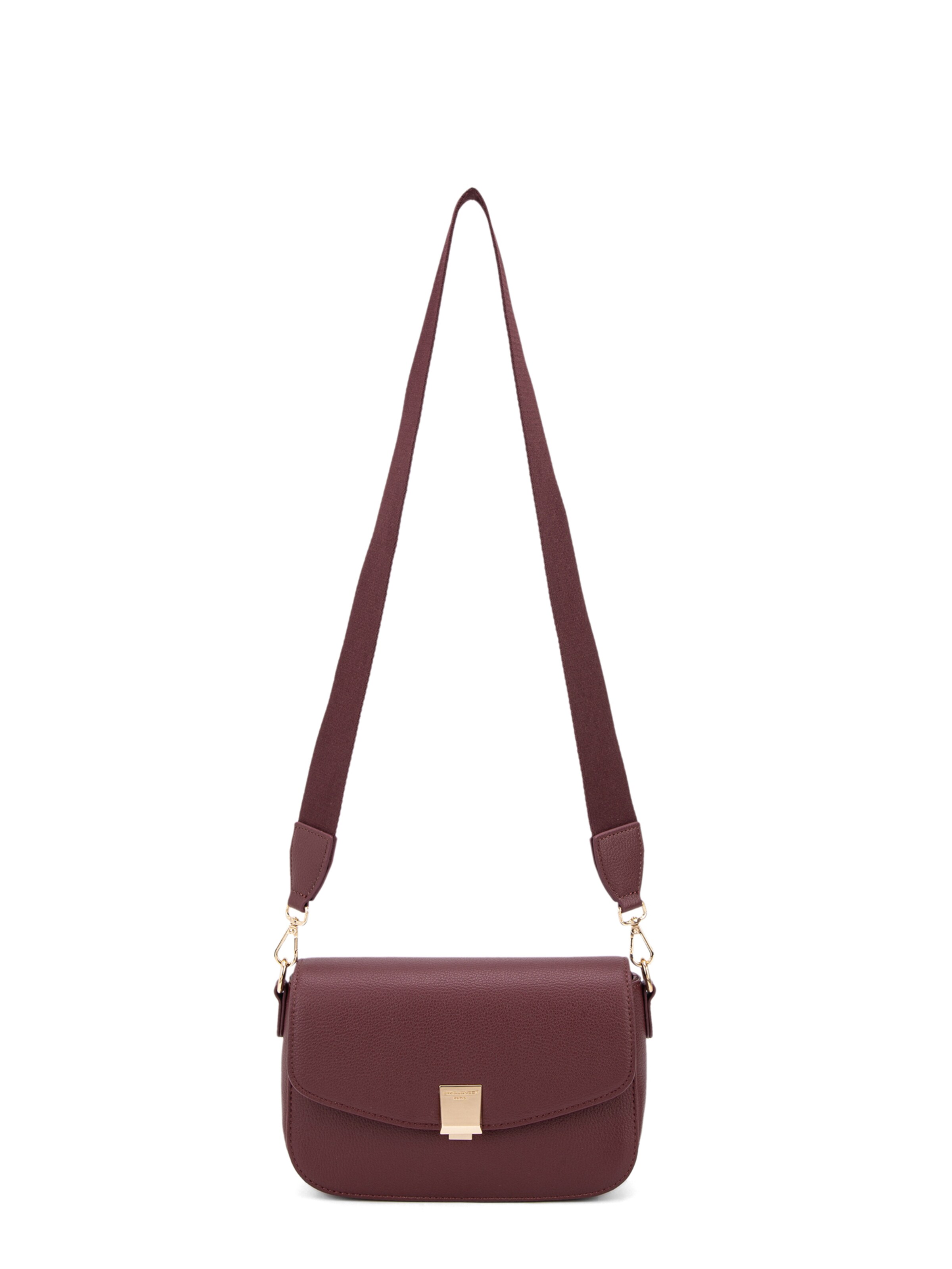 Borsa a spalla 'Borsa a spalla Celestia Elite pelle vegana PU - Chiusura zip' di David Jones in rosso