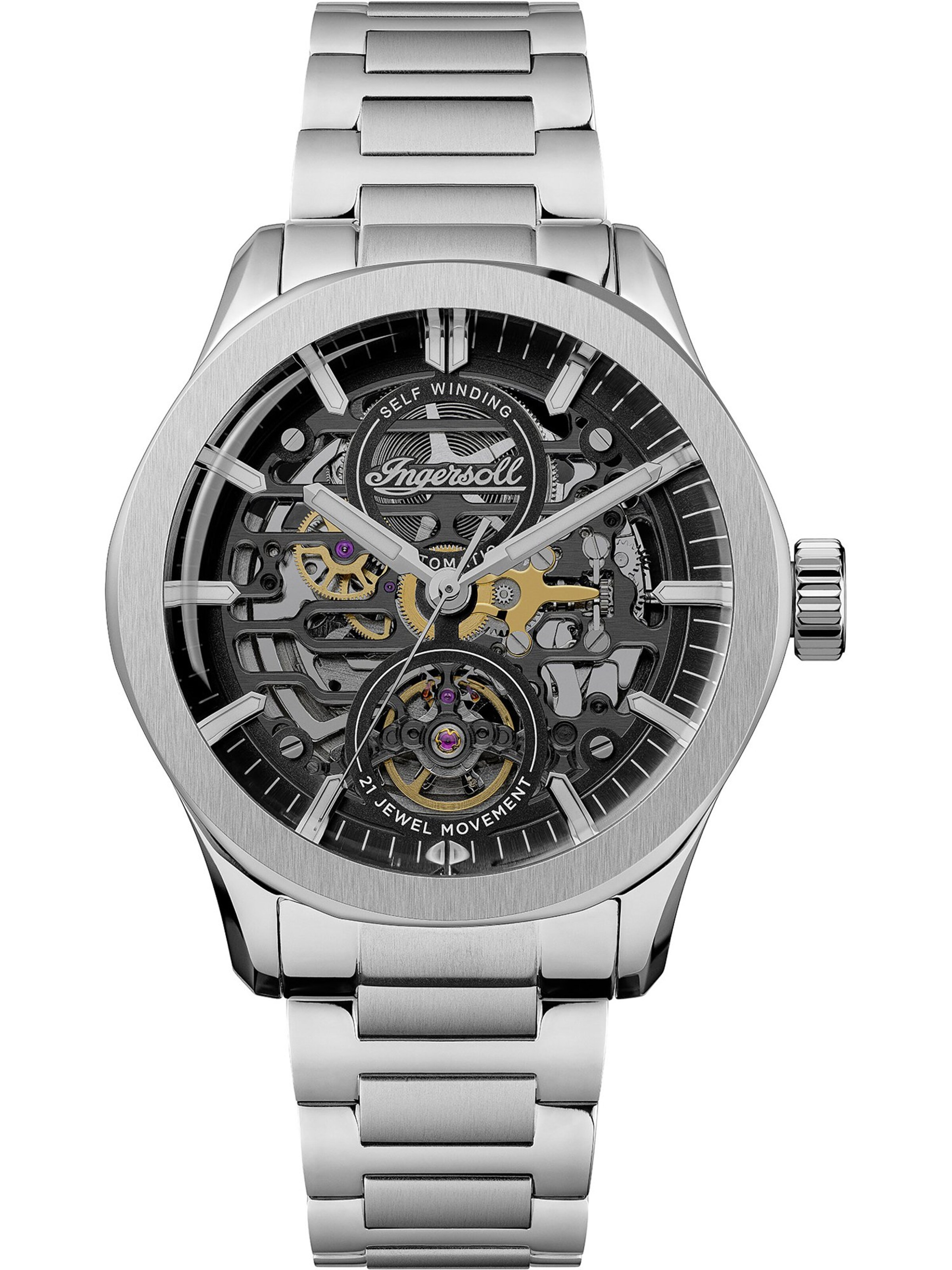 INGERSOLL Uhr in Silber: Vorderseite