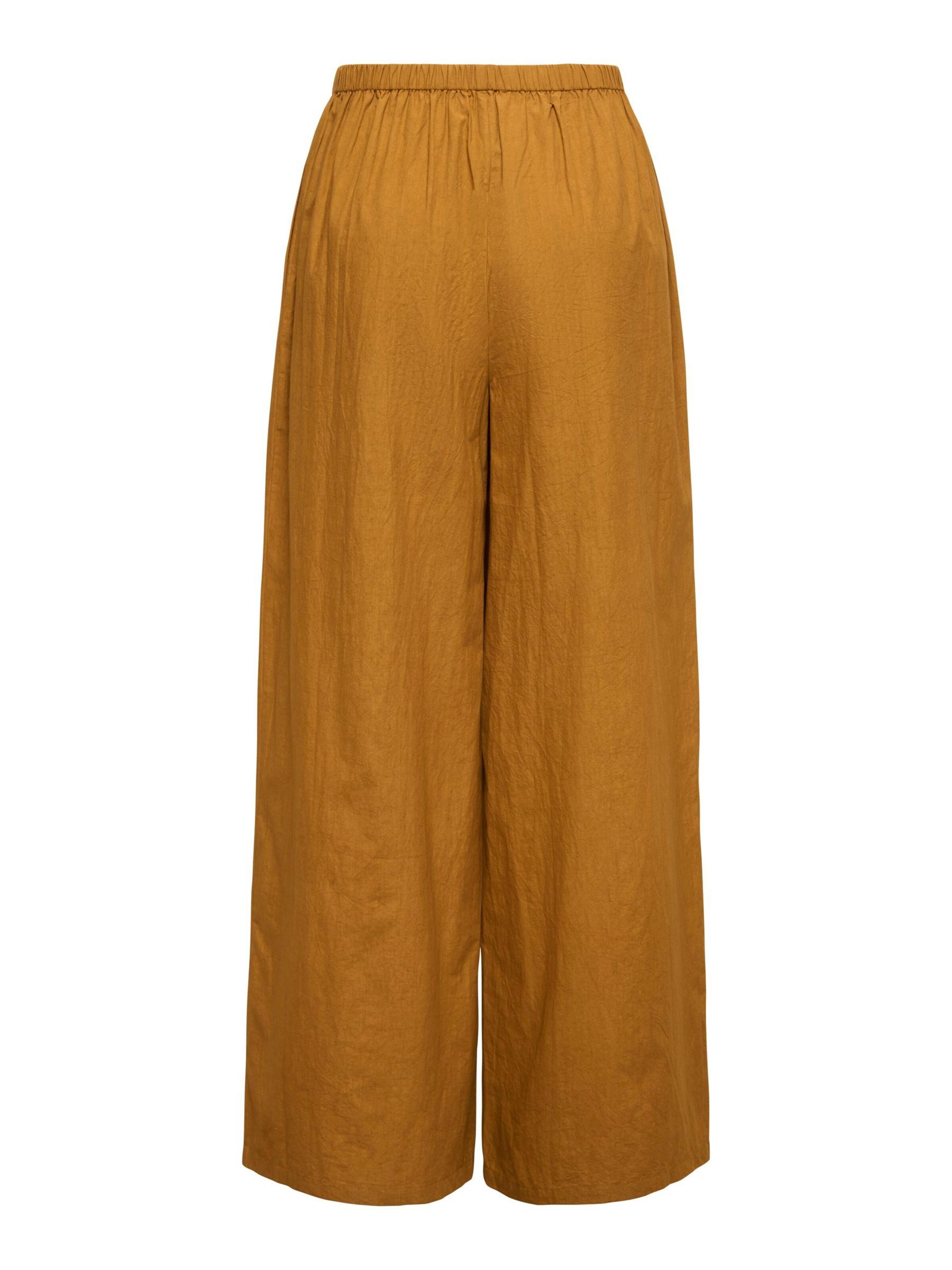 JDY Wide Leg Bukser 'JDYELIZA ' i brun