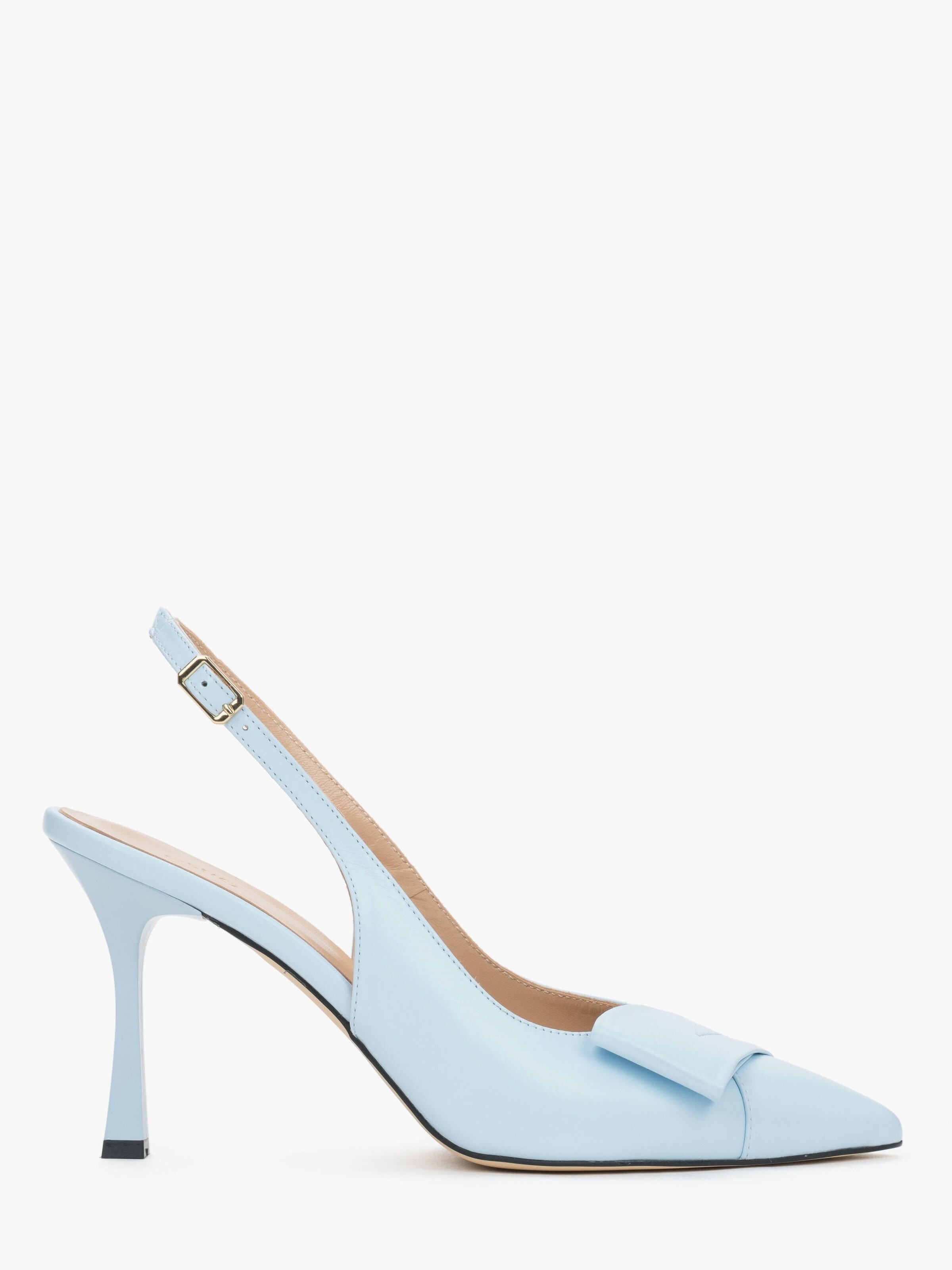 Estro Slingpumps '308-5017' in Blauw: voorkant