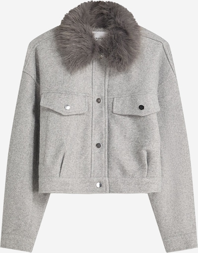 Bershka Prijelazna jakna u antracit siva / svijetlosiva, Pregled proizvoda