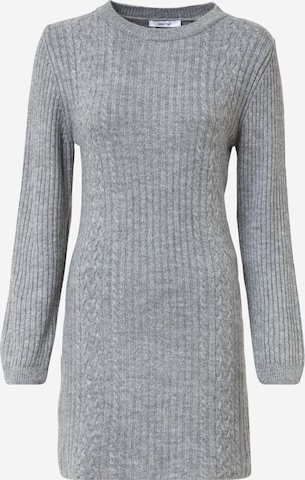 ABOUT YOU Knitted dress 'Daline' in Grey: front