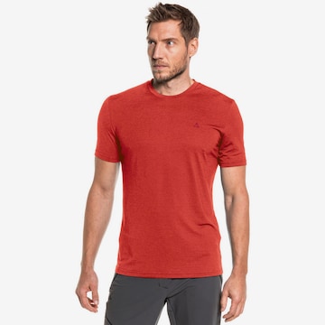 Schöffel Functioneel shirt 'Hochwanner' in Rood: voorkant