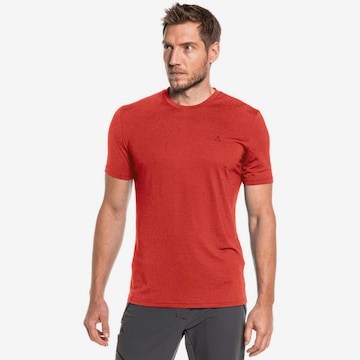 Schöffel Performance Shirt 'Hochwanner' in Red: front