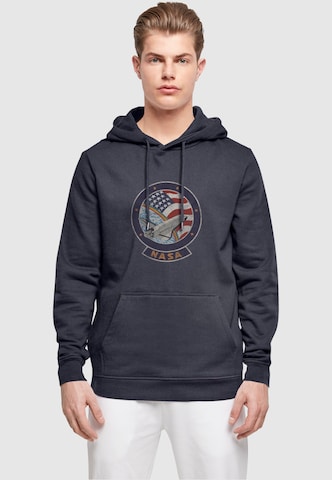 Merchcode Sweatshirt 'NASA' in Blue: front
