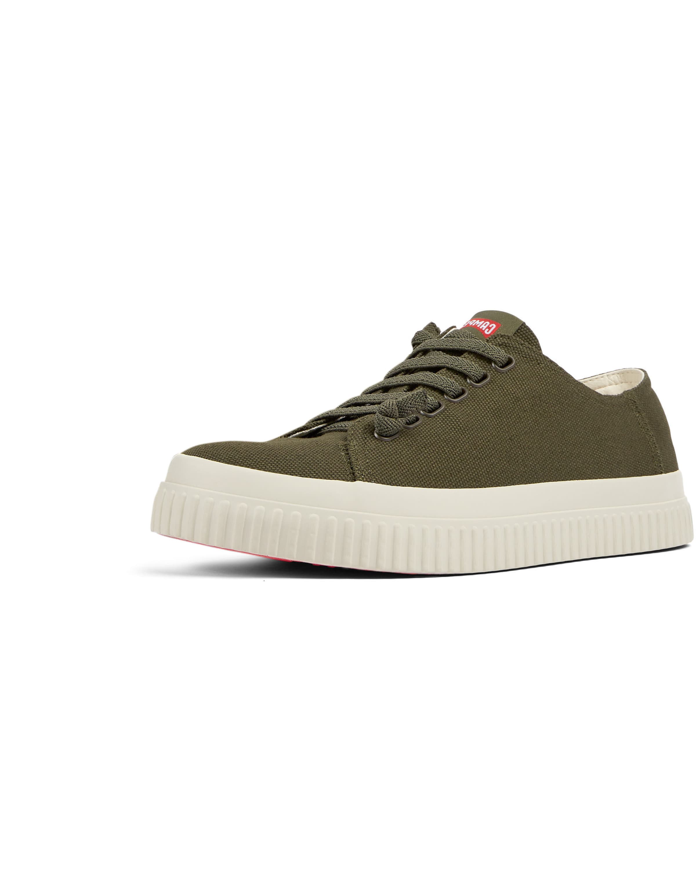 CAMPER Platform trainers 'Peu Roda' in Green: front