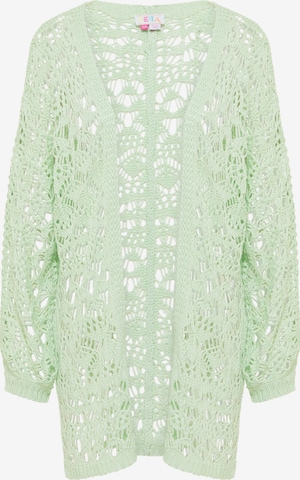 IZIA Вязаная кофта в Зеленый: спереди