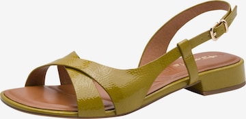 Sandales Tamaris en vert : devant