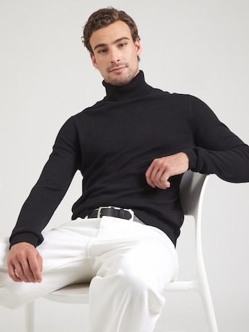 juoda JACK & JONES Megztinis 'JJEmil': priekis