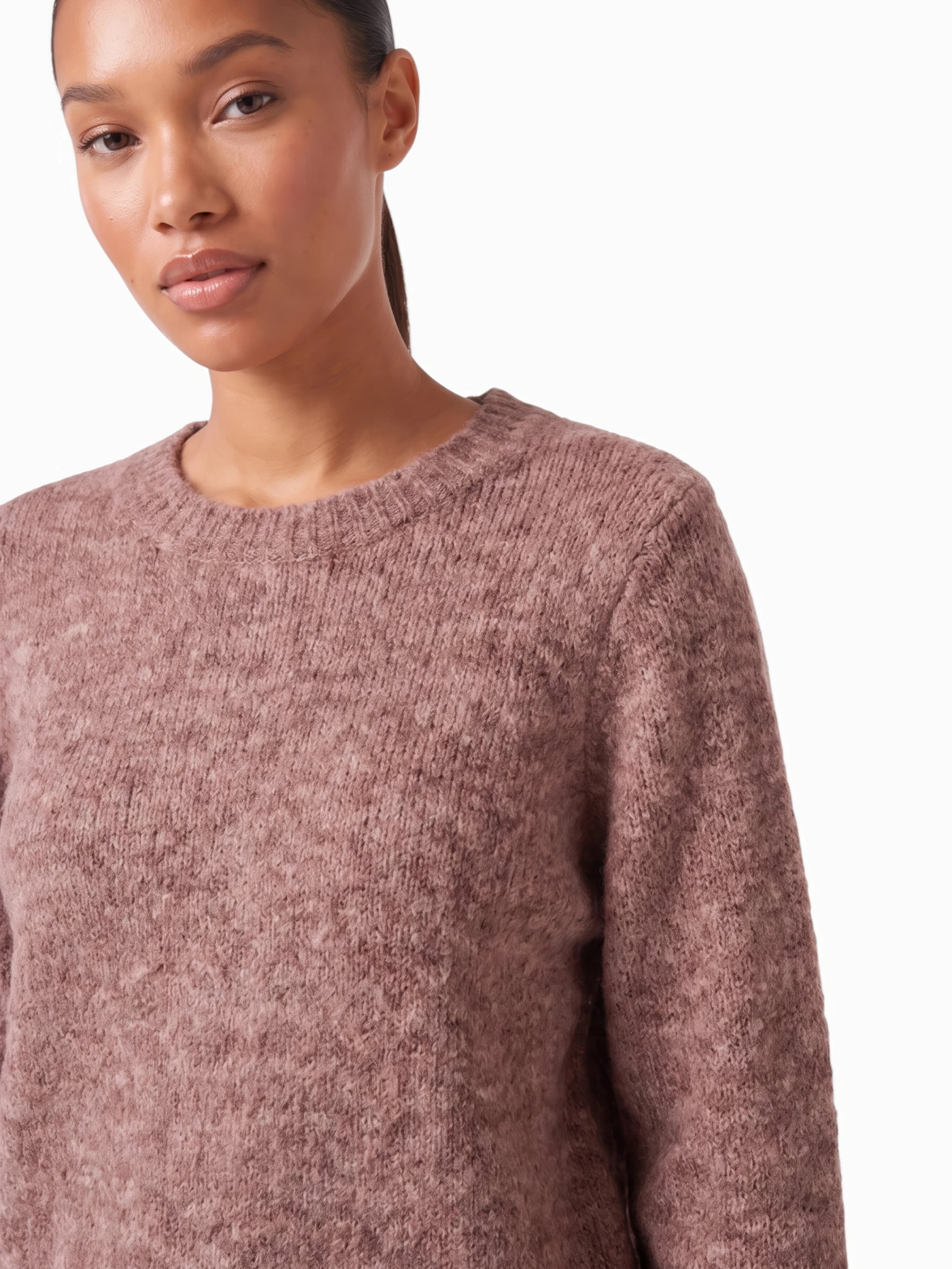 Vero Moda Curve Pullover 'VMCNovah' in Braun