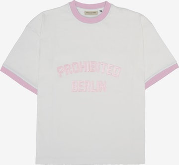 Maglietta 'Rush' di Prohibited in rosa: frontale