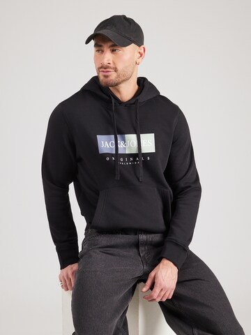 Felpa 'JWHFREDERIKSBERG' di JACK & JONES in nero: frontale